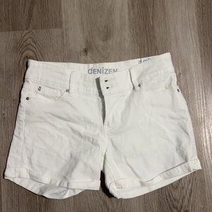 Denizen White Denim Shorts size 2